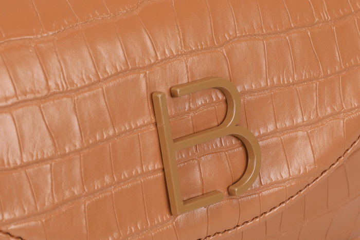 Lucky Bees Bolso de Hombro Croco Tan